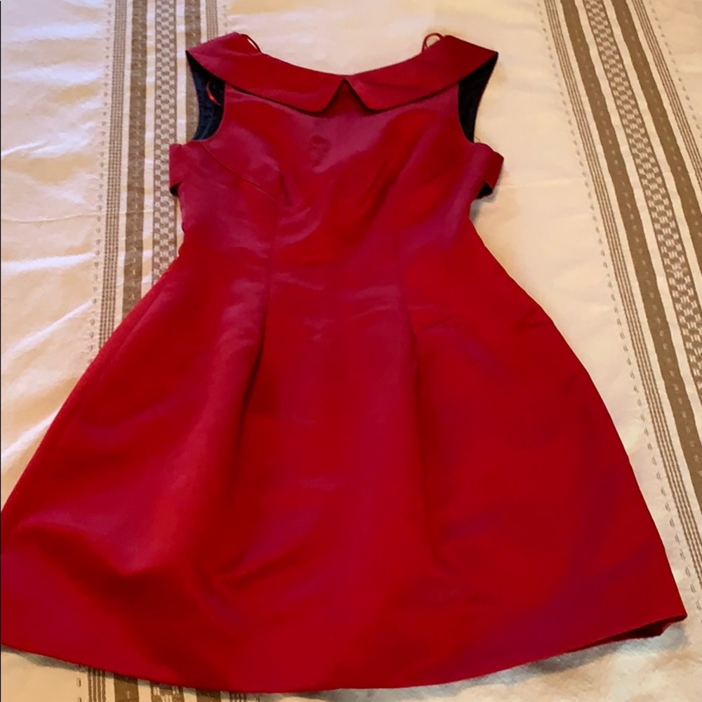Zara red dress